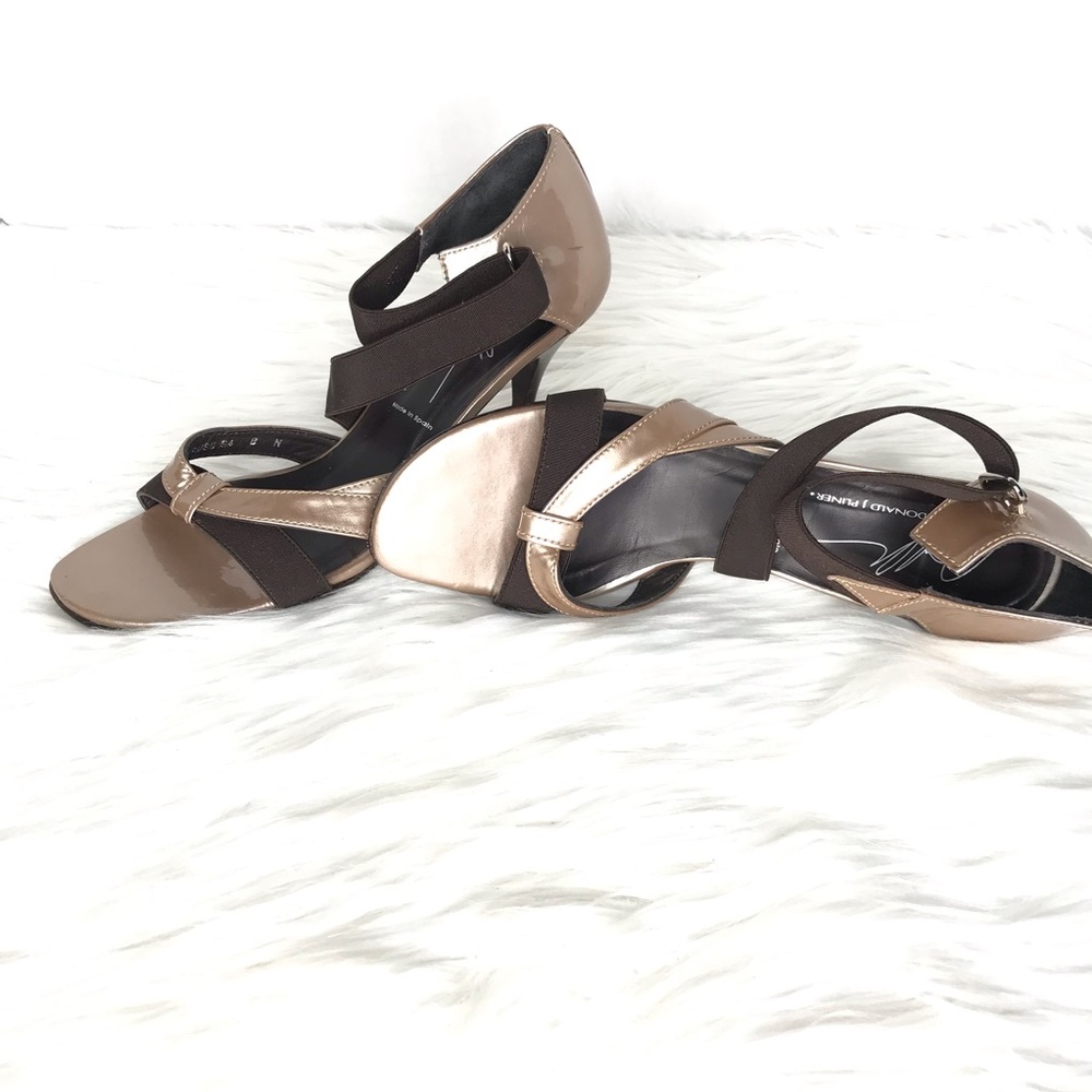 Donald Pliner Jeruse Strappy Open Toe Heels Size 8
